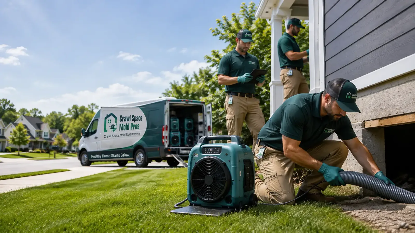 Crawl Space Mold Removal in Hatfield, MA